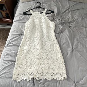 White lace dress